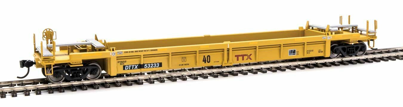 Walthers 910-8405 HO規 Trailer-Train DTTX 車號53233 40呎 板車