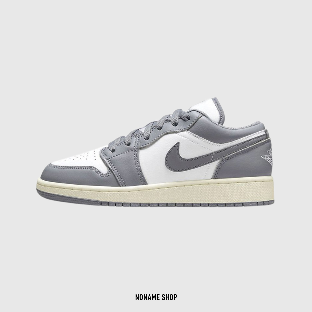 NIKE Air Jordan 1 Low Vintage Grey 奶油灰白 (GS/大童款)