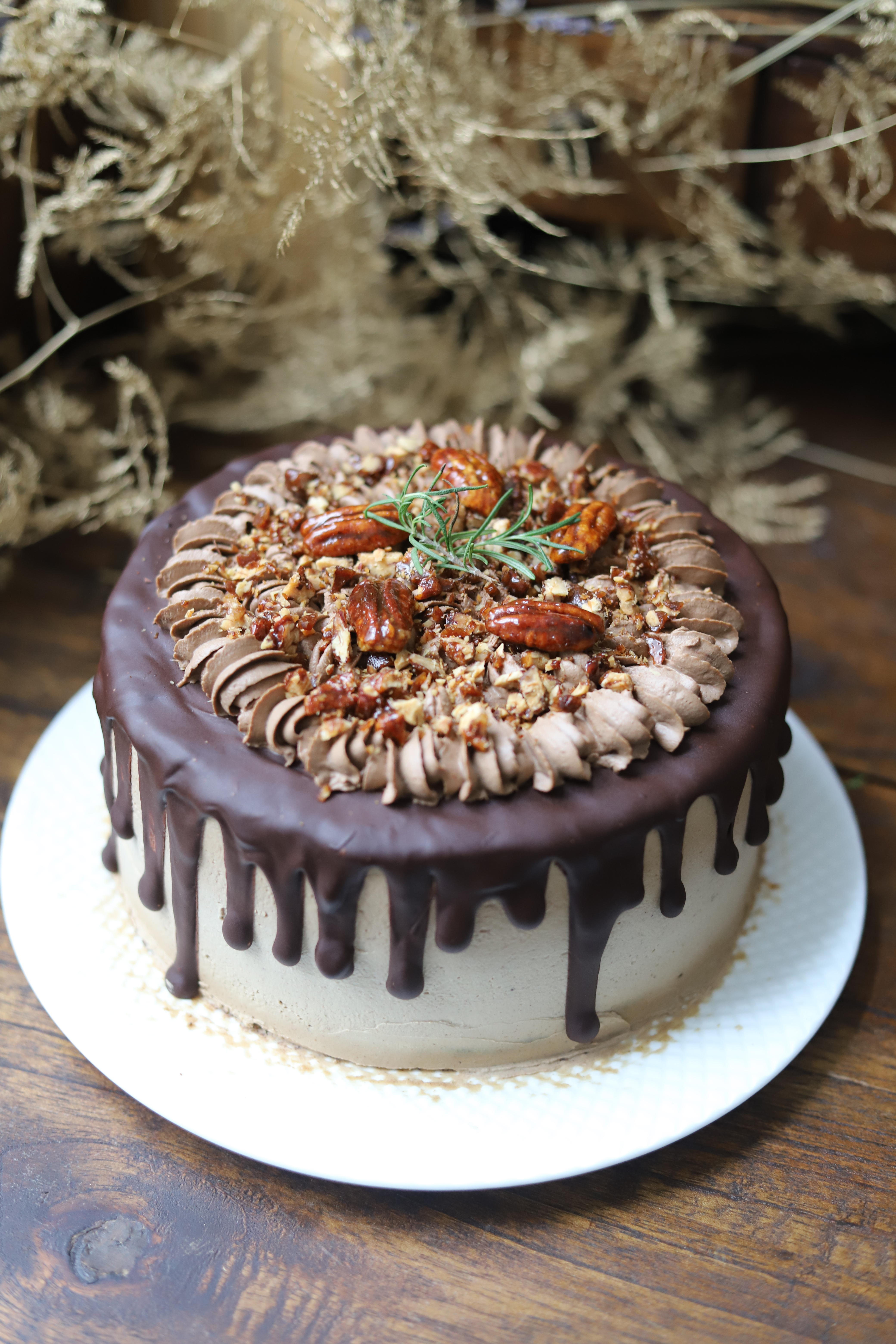 生酮可可堅果蛋糕