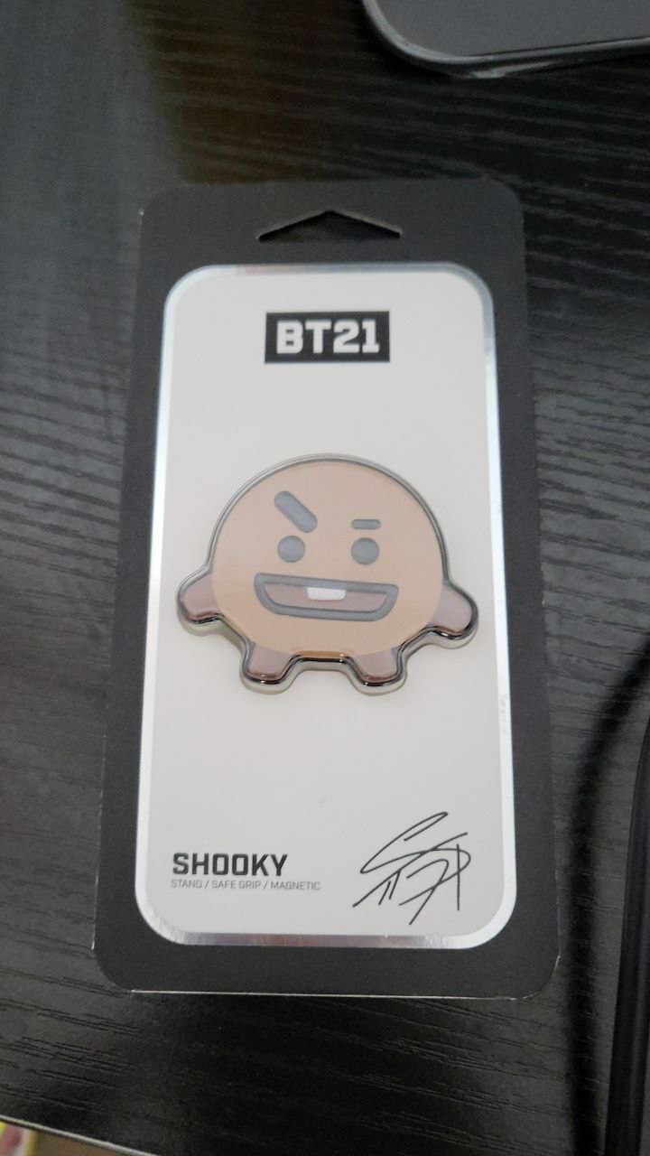 [S] GRIPTOK BT21 SHOOKY PHONE GRIP, SGT82 (SGT82)