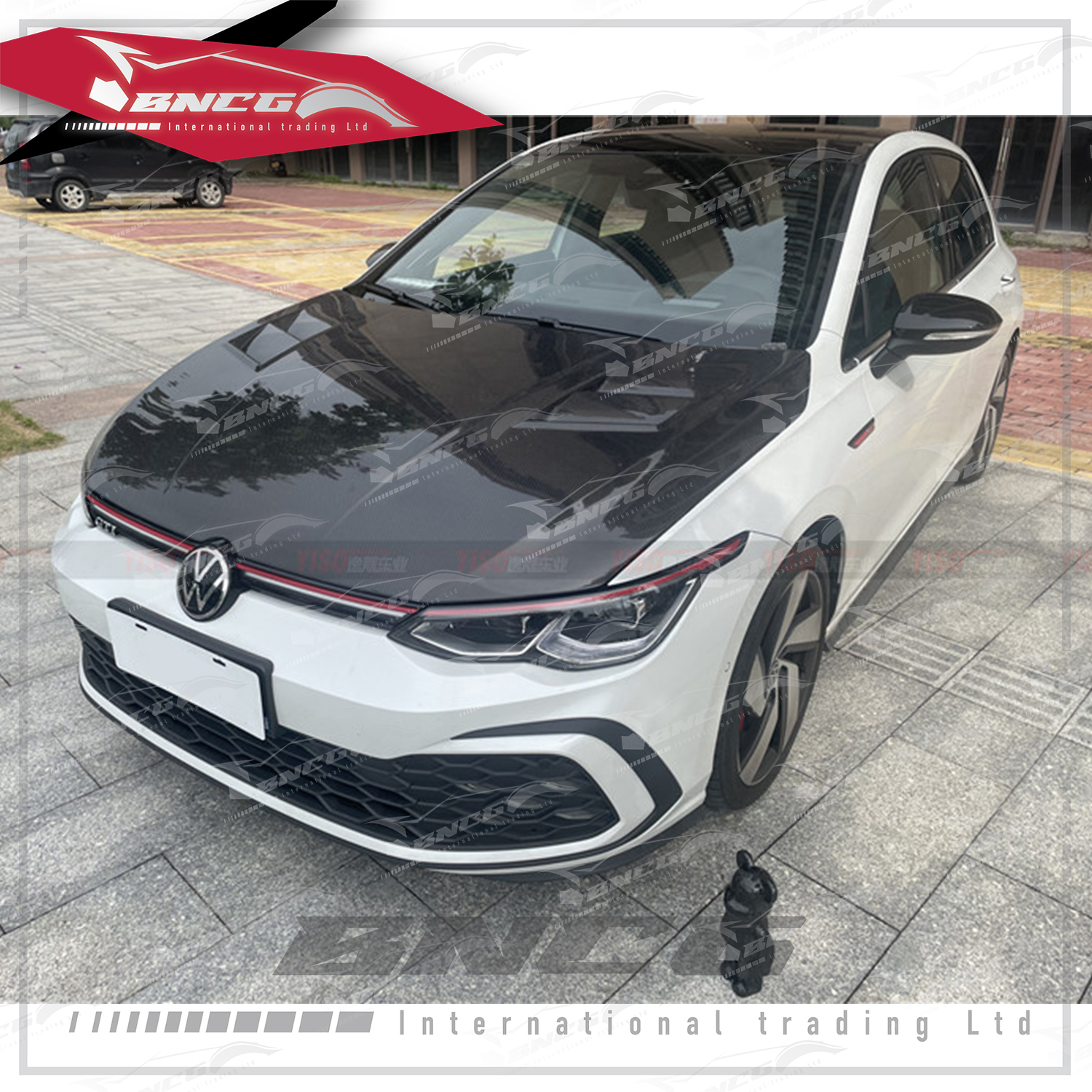 福斯 Volkswagen Golf 8 GTI 碳纖維 外觀件 空力套件 替換式 Aspec款 引擎蓋