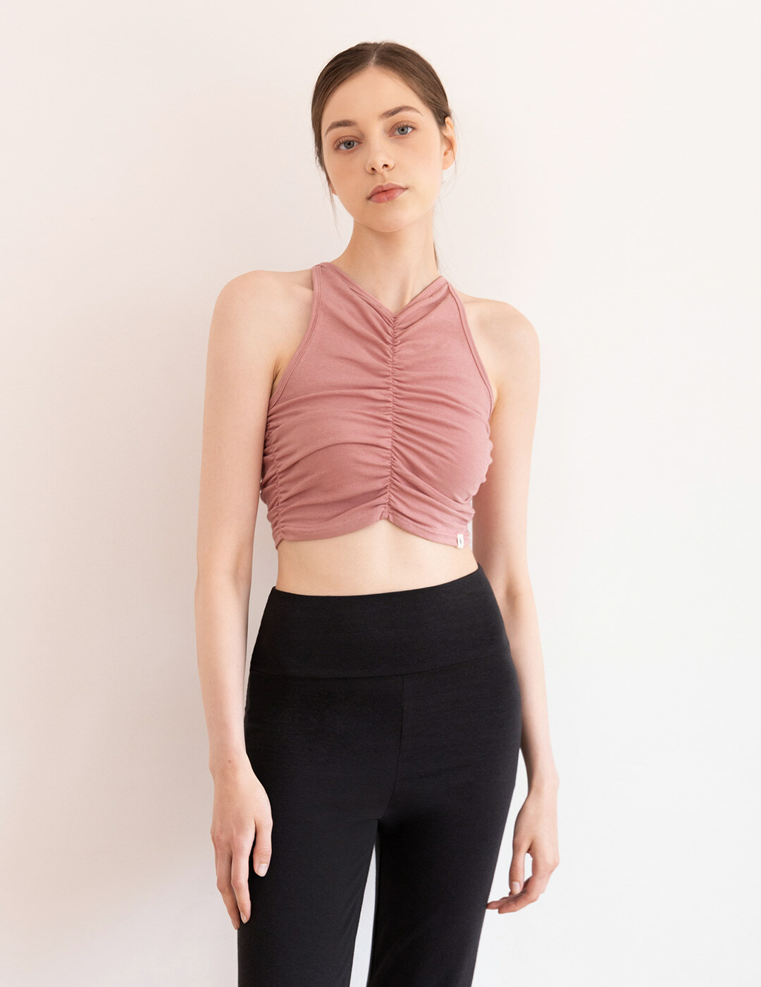 CONCHWEAR - Lily 抽褶掛脖上衣