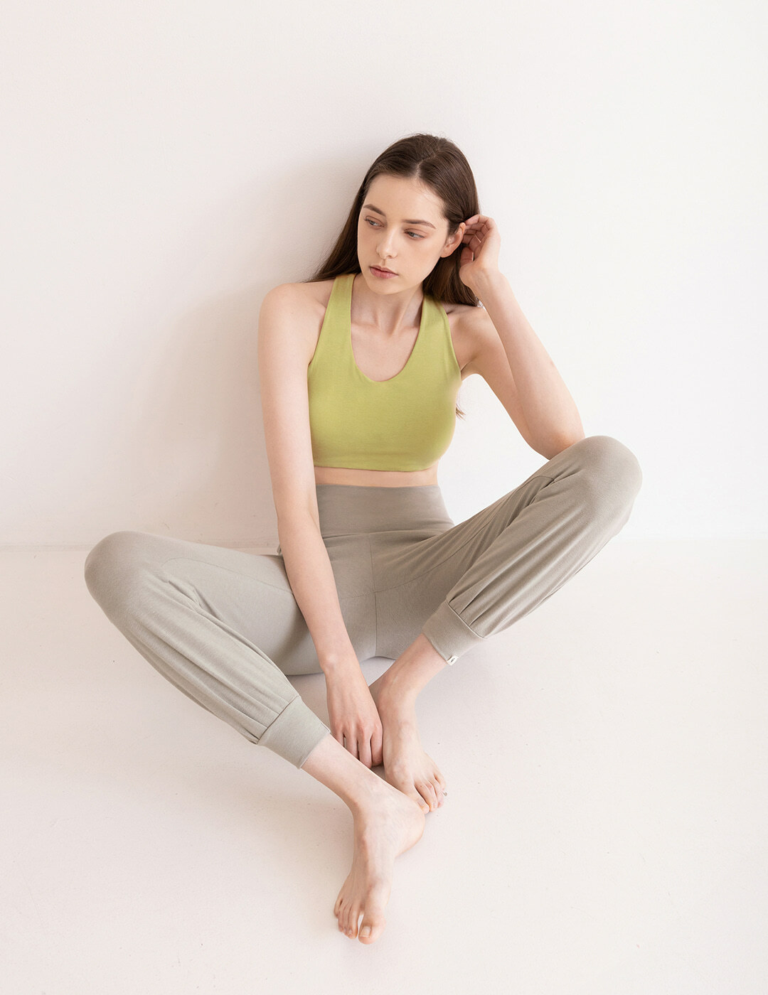 CONCHWEAR - Simple Fit 高腰及踝長褲