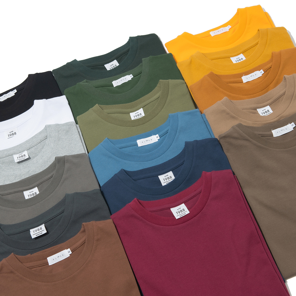 MIT 台灣製造 16織全精梳棉 素面 親膚短T