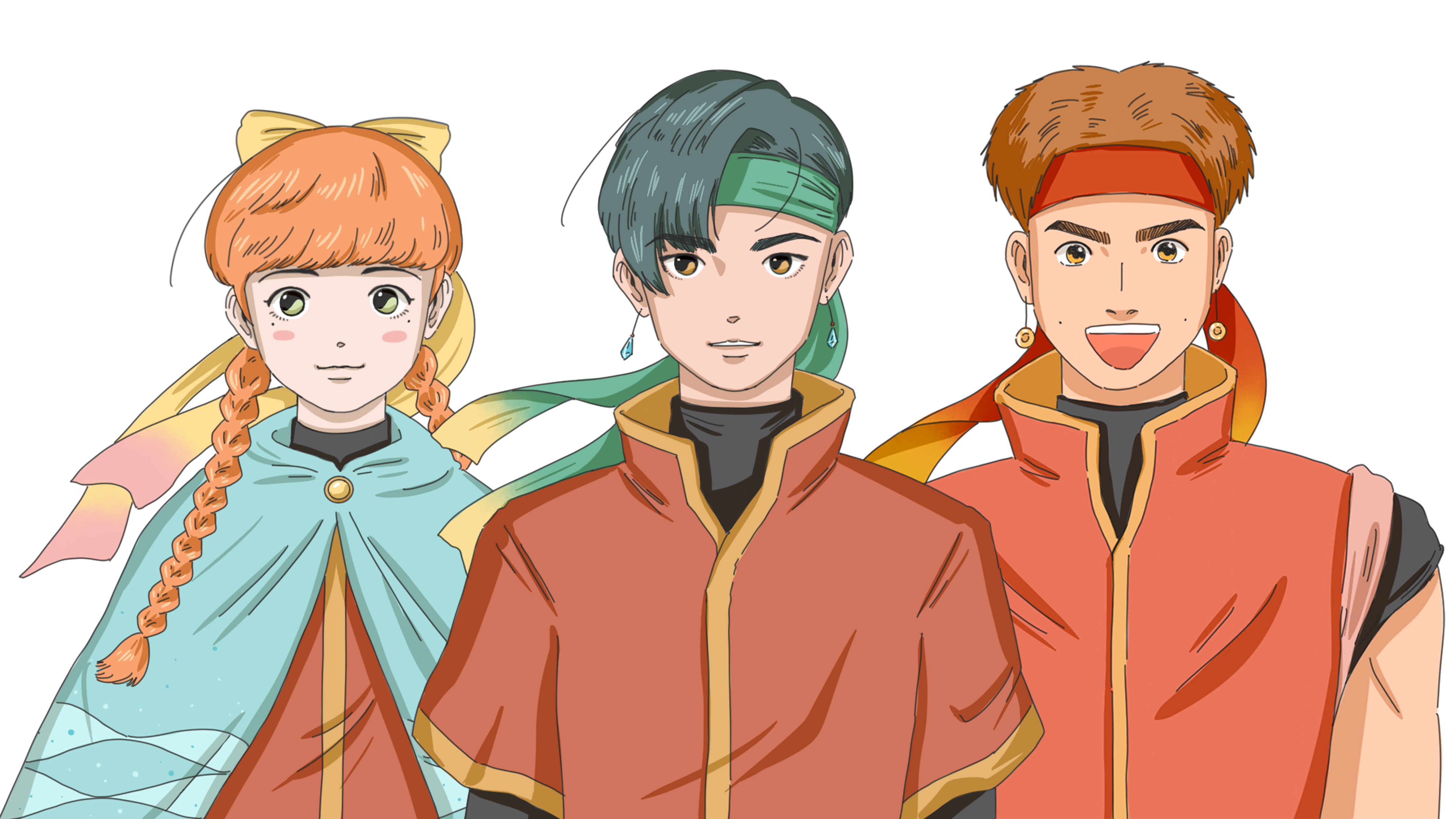 實境遊戲 北島攻略 主角插畫