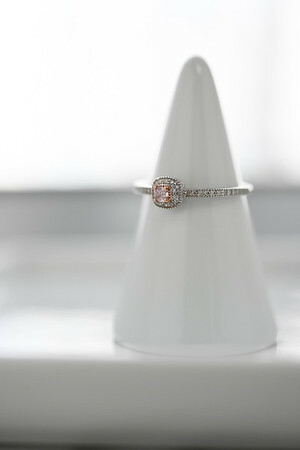 18K Pink Diamond Ring