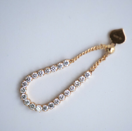 18K Diamond Chain Ring