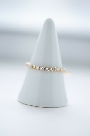 18K Diamond Chain Ring