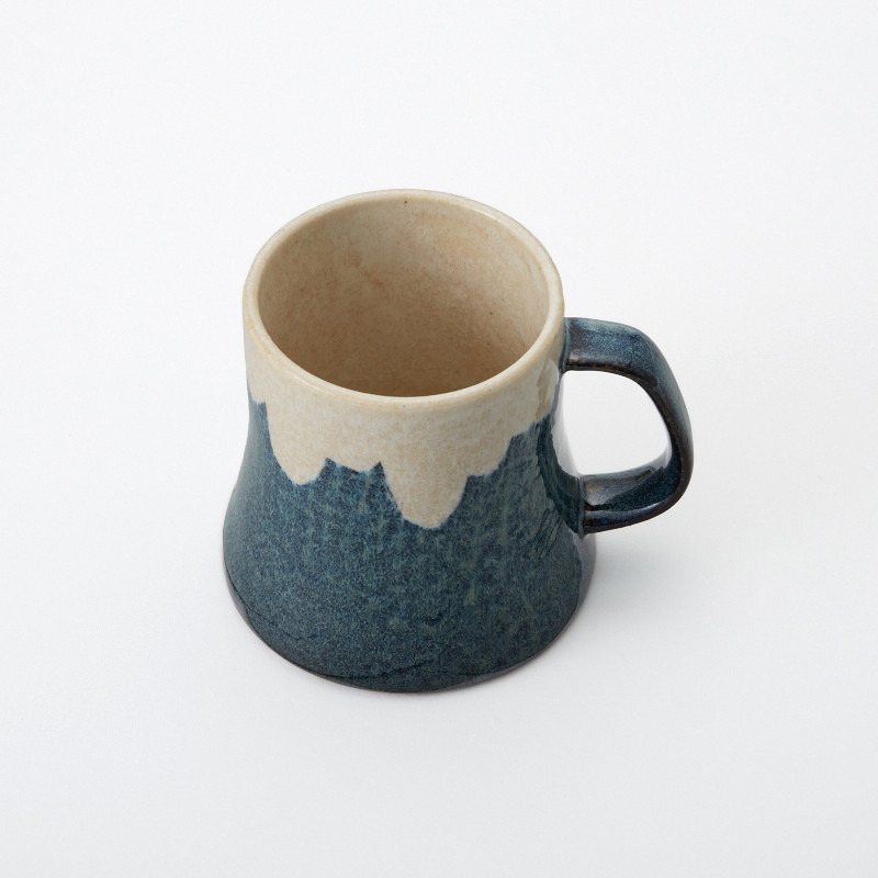Rokuro Mt. Fuji Mug Blue｜Blut's