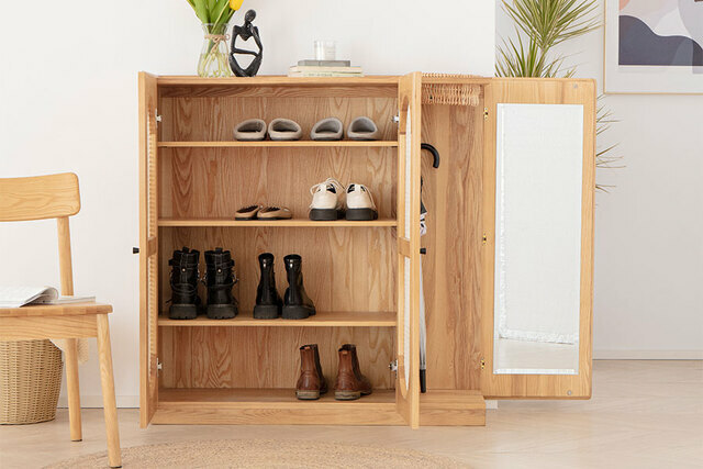 藤編鞋櫃 D22001-S2055