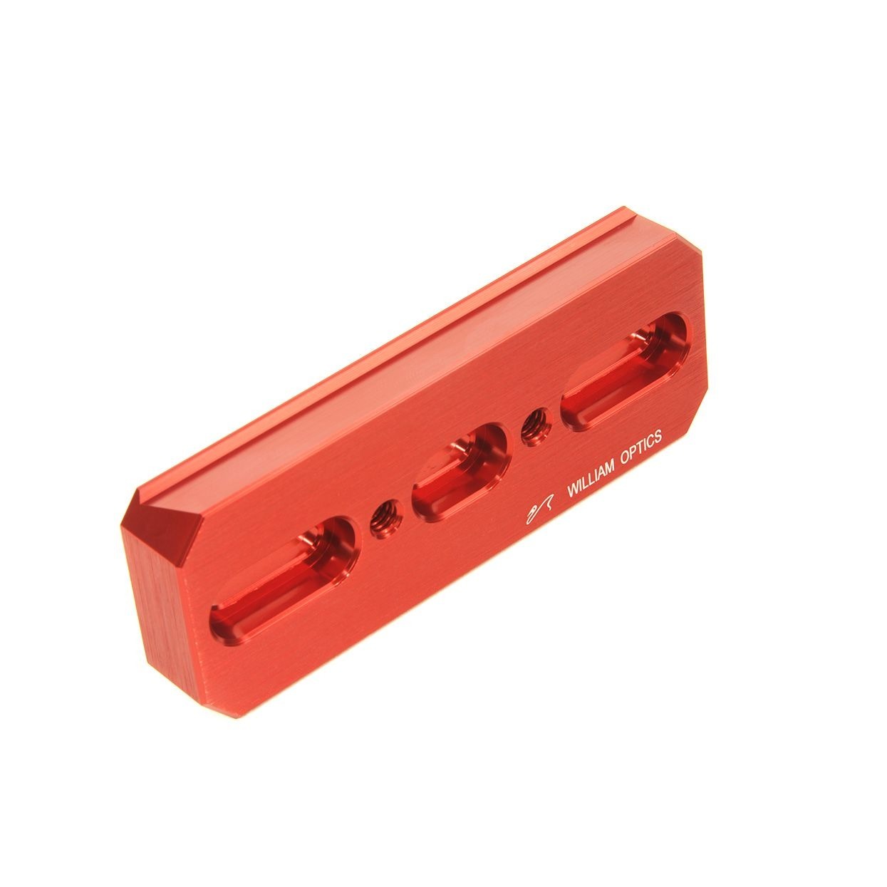 William Optics Dual-Sided Vixen/Arca Swiss 110mm (4.3") Dovetail Plate - Red # M-PRC110RD