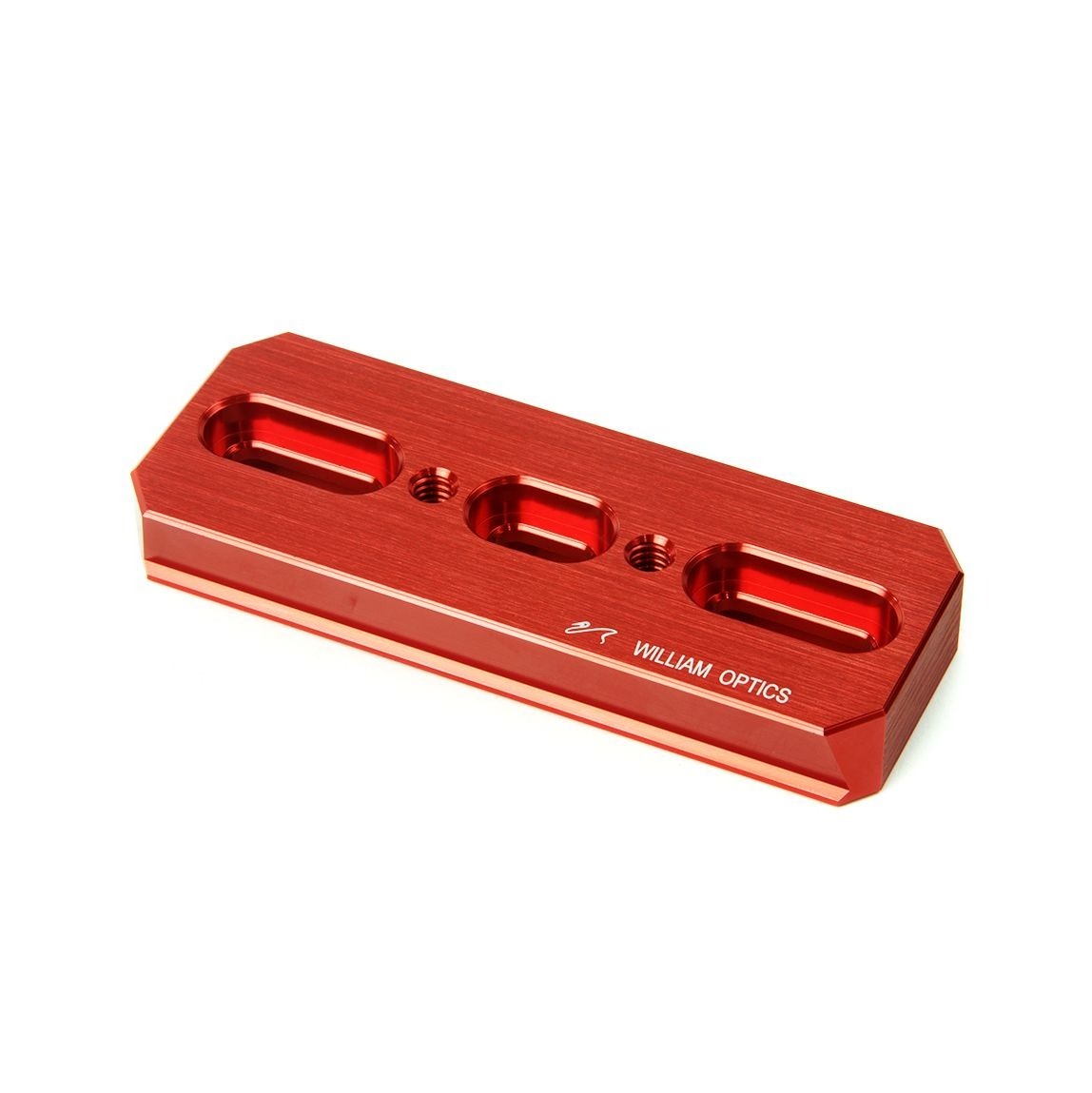 William Optics Dual-Sided Vixen/Arca Swiss 110mm (4.3") Dovetail Plate - Red # M-PRC110RD