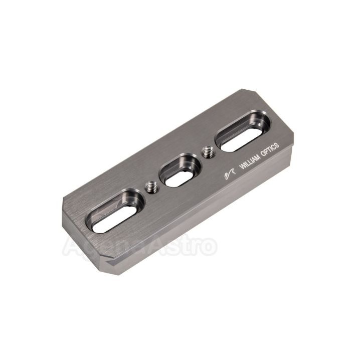 William Optics Dual-Sided Vixen/Arca Swiss 110mm (4.3") Dovetail Plate - Space Gray # M-PRC110TG