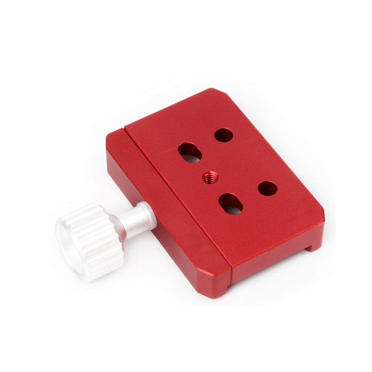 William Optics 90mm Saddle Plate for Vixen-Style Dovetail Rails - Red # SP90-RD