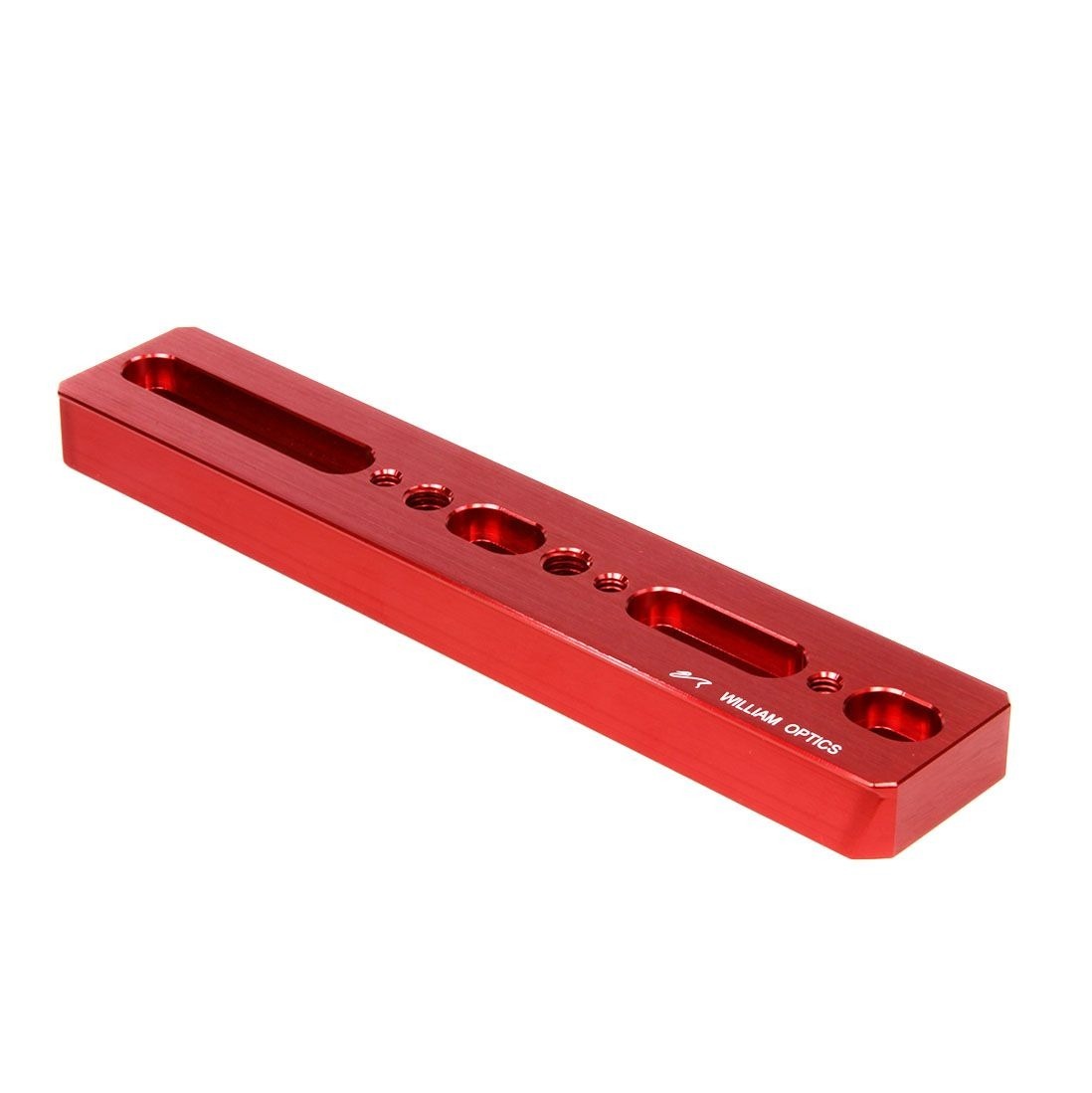 William Optics Dual-Sided Vixen/Arca Swiss 210mm (8.3") Dovetail Plate - Red # M-PRC210RD