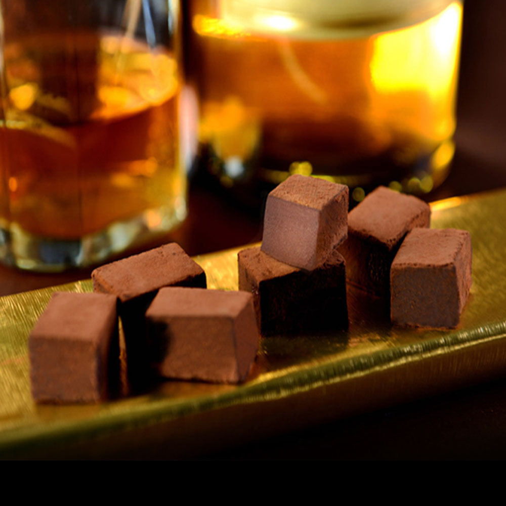 【含餡】醇酒生巧克力(白蘭地/威士忌/橙酒/香檳)