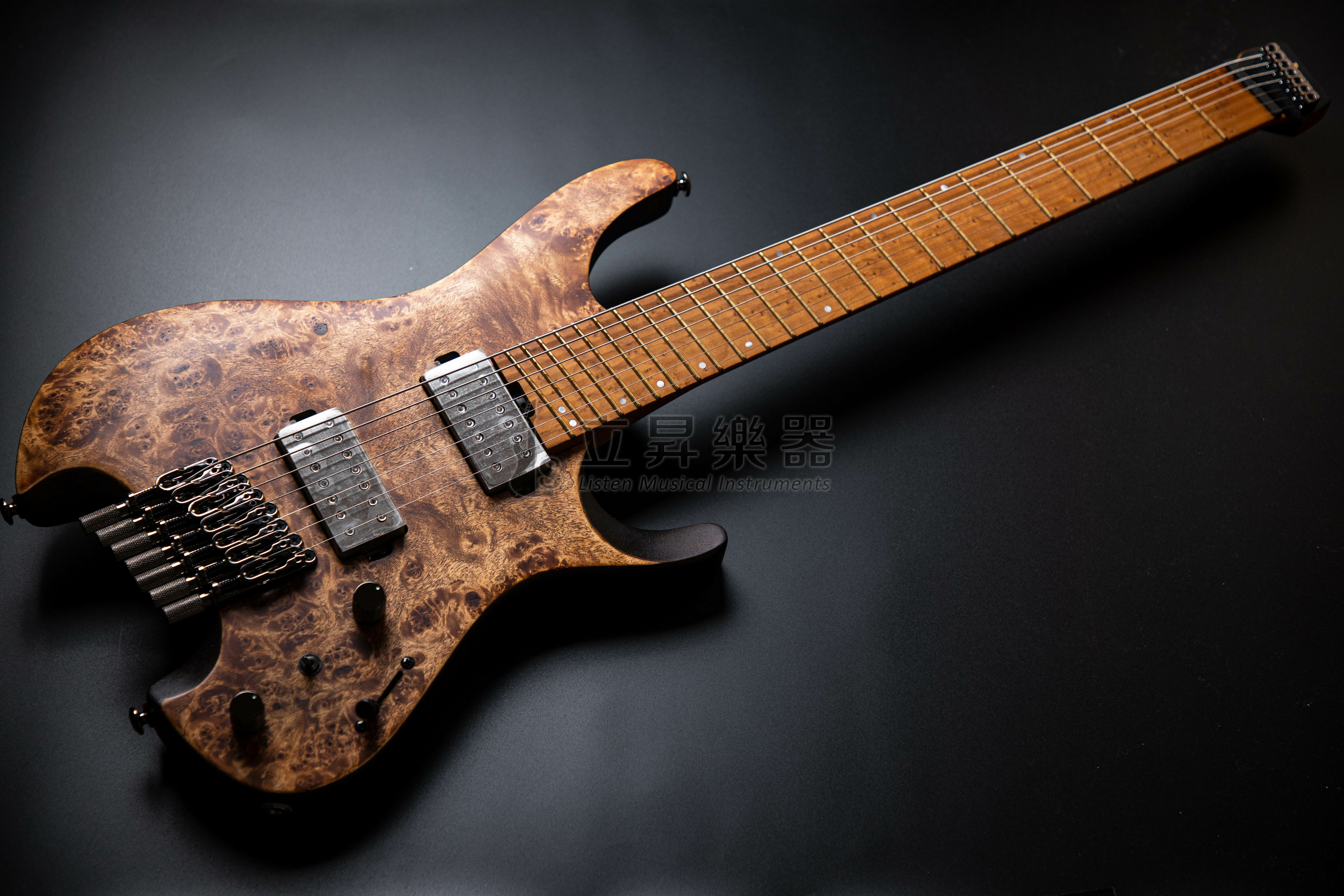 Ibanez QX527PB-ABS Quest系列 七弦無頭琴 電吉他 白楊木樹瘤