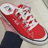 [S] FILA UNISEX BUMPER MULE,BEIGE/BLACK/RED, 1XM01006-923 (SFL45)