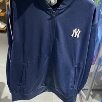 [S] MLB BLISS TRAINING HIGH NECK JACKET, NAVY BLUE, 31TRT1011-50N (SMLB72)
