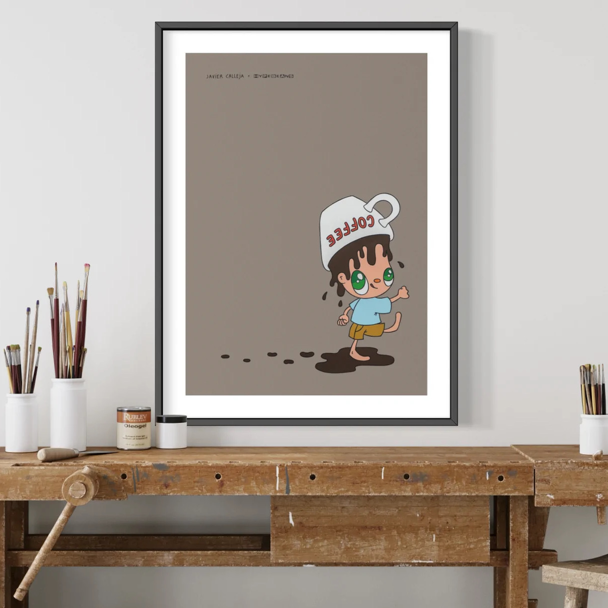 🥇現貨🥇JAVIER CALLEJA - HYPEBEANS "CAFETO" POSTER