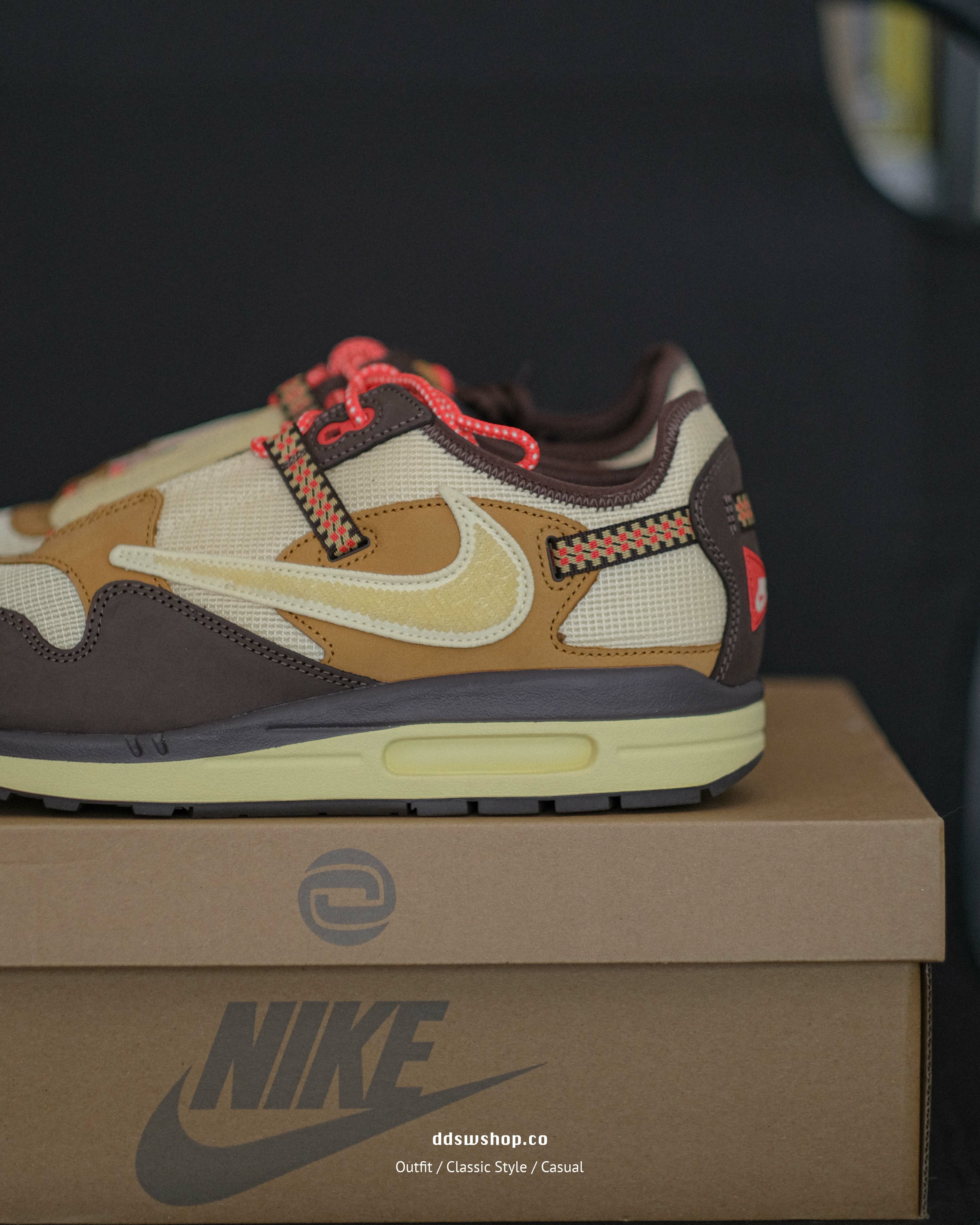 Travis Scott x Nike Air Max 1「Baroque Brown」咖啡DO9392-2