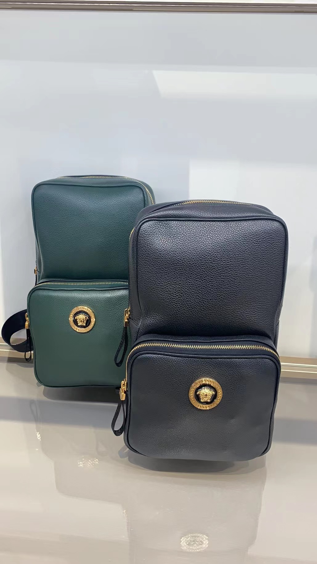 VERSACE CROSSBODY SLING BAG WITH EXTRA POUCH