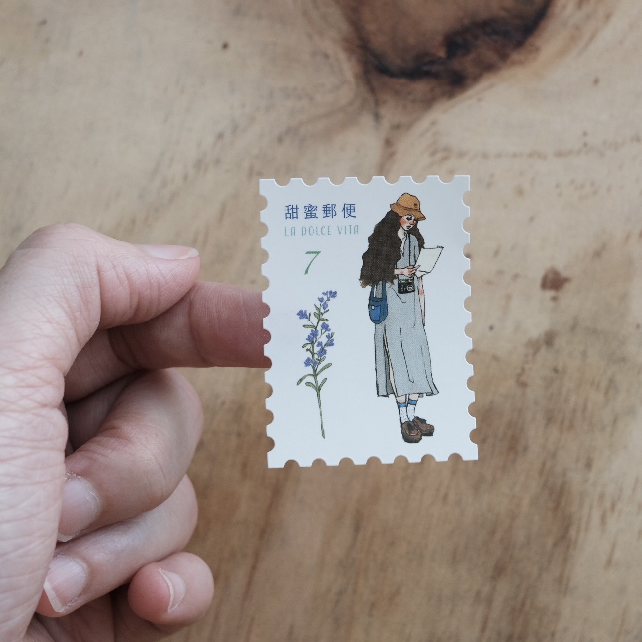 尋找極光 郵票造型貼紙 ｜La dolce vita 甜蜜生活 臺灣