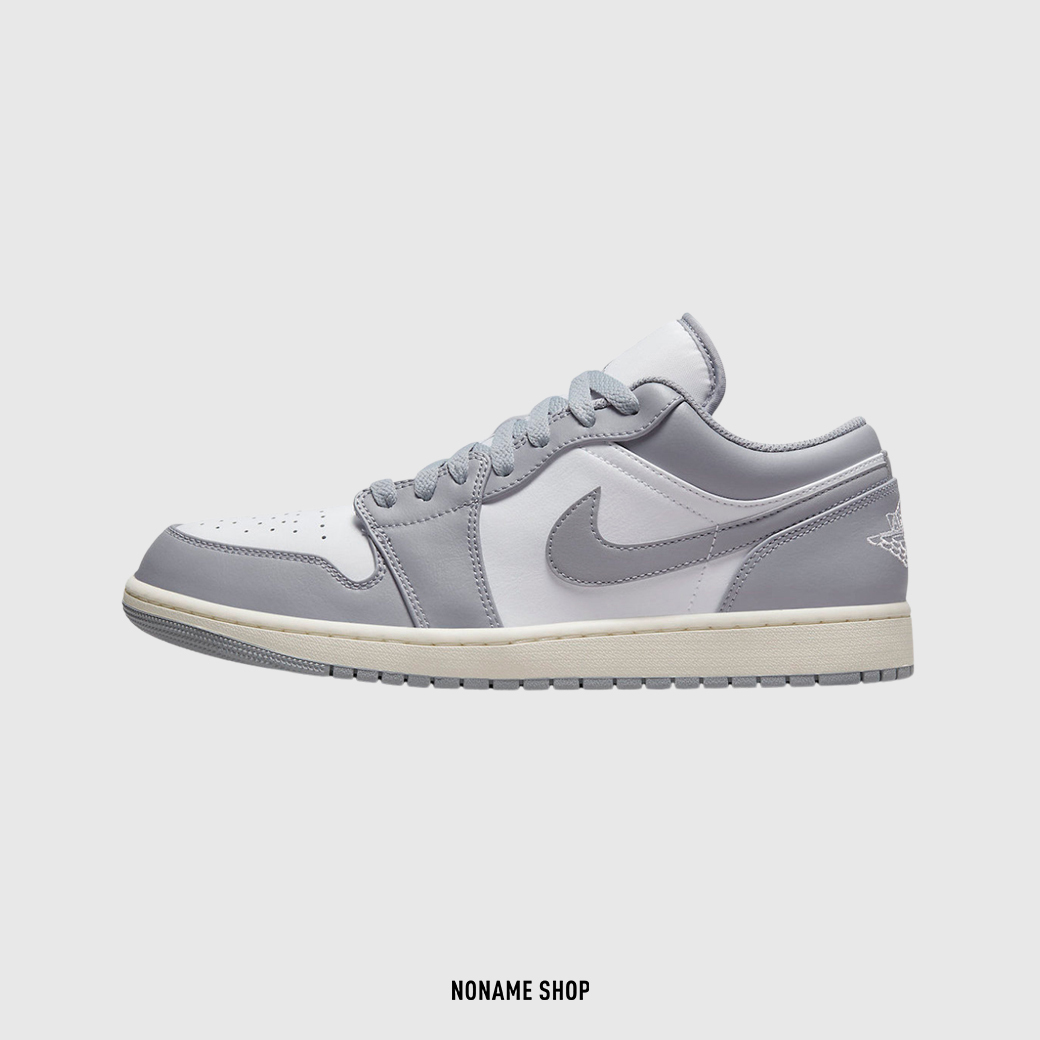 NIKE Air Jordan 1 Low Vintage Grey DIOR配色 奶油灰白 (男款)