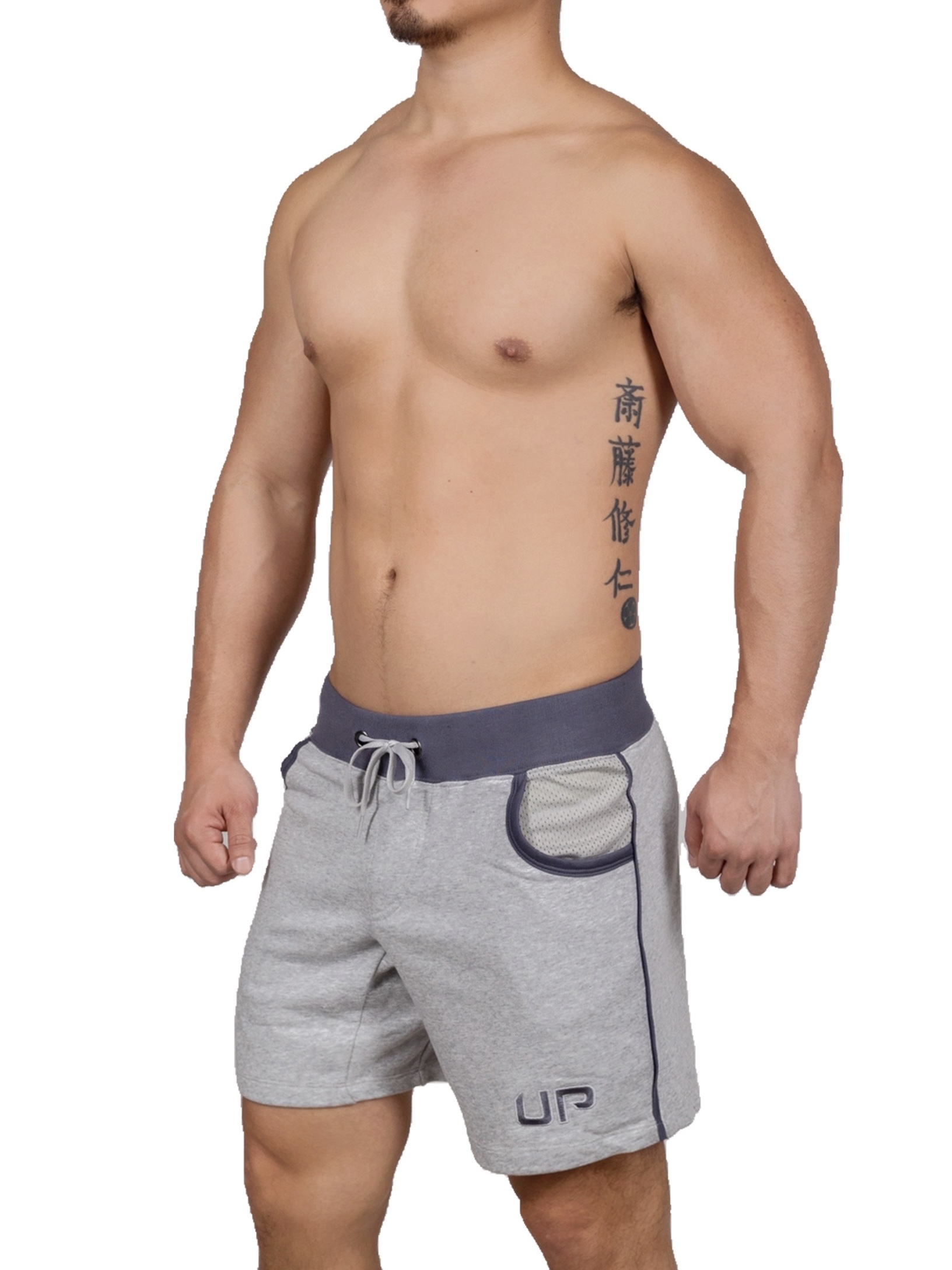 Cotton Sweat Shorts 純棉運動褲 海豚灰