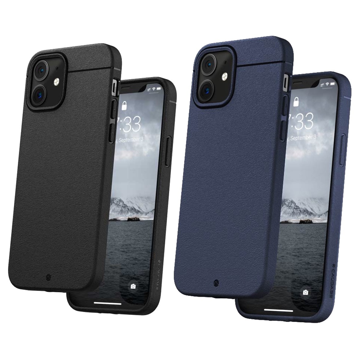 Caudabe Sheath Case 磨砂防撞手機殼 -iPhone 12 mini (兩鏡頭)