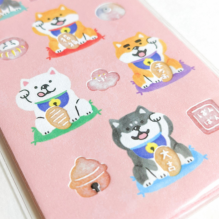 柴犬 3入迷你紅包袋 信封袋｜日本Mind Wave