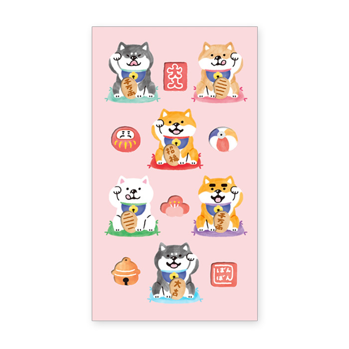 柴犬 3入迷你紅包袋 信封袋｜日本Mind Wave