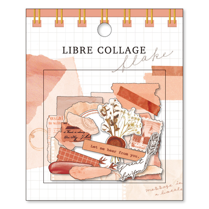 紅陶 自由拼貼系列 56枚貼紙包｜日本Mind Wave