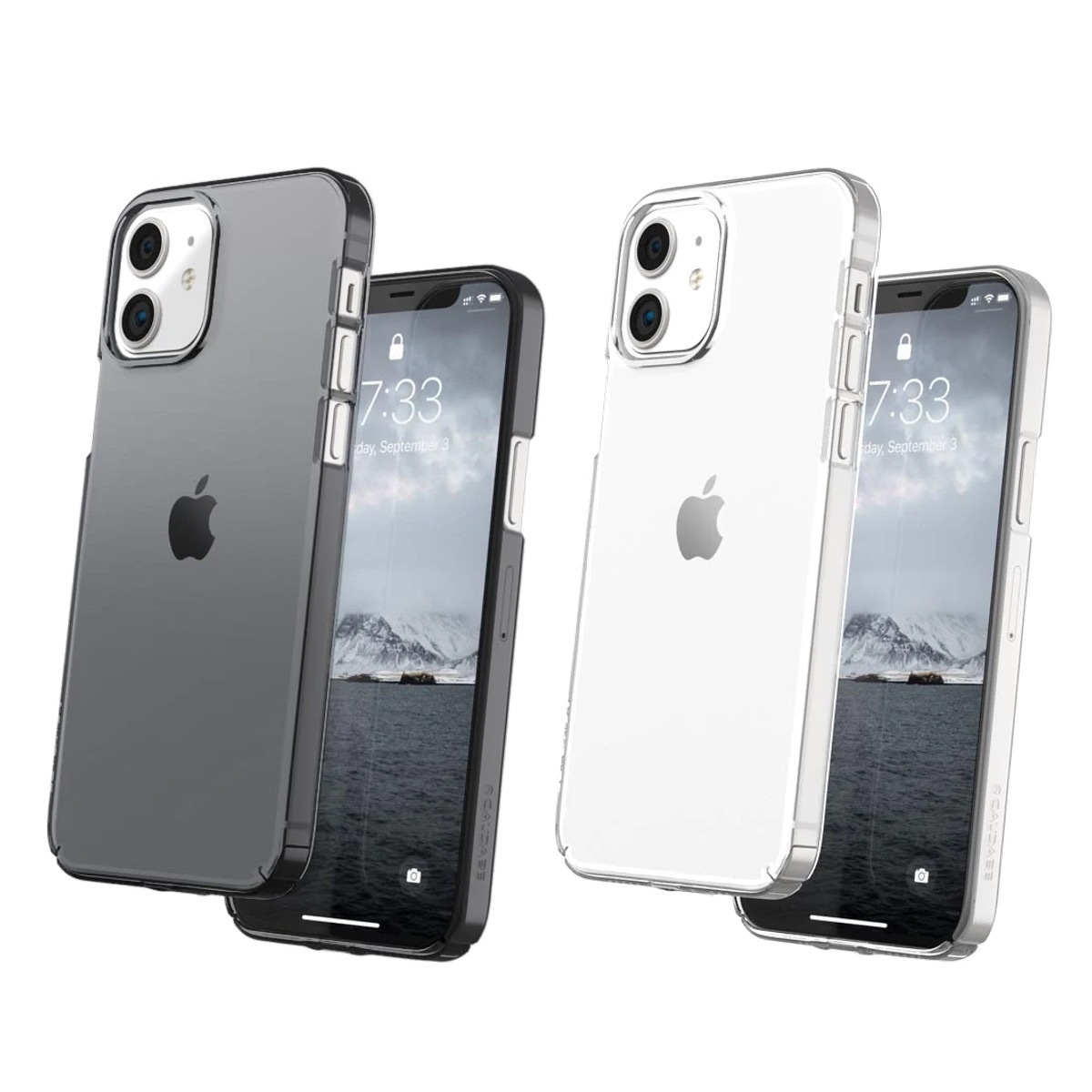 Caudabe Lucid Clear 超薄玻璃感手機殼 -iPhone 12 mini