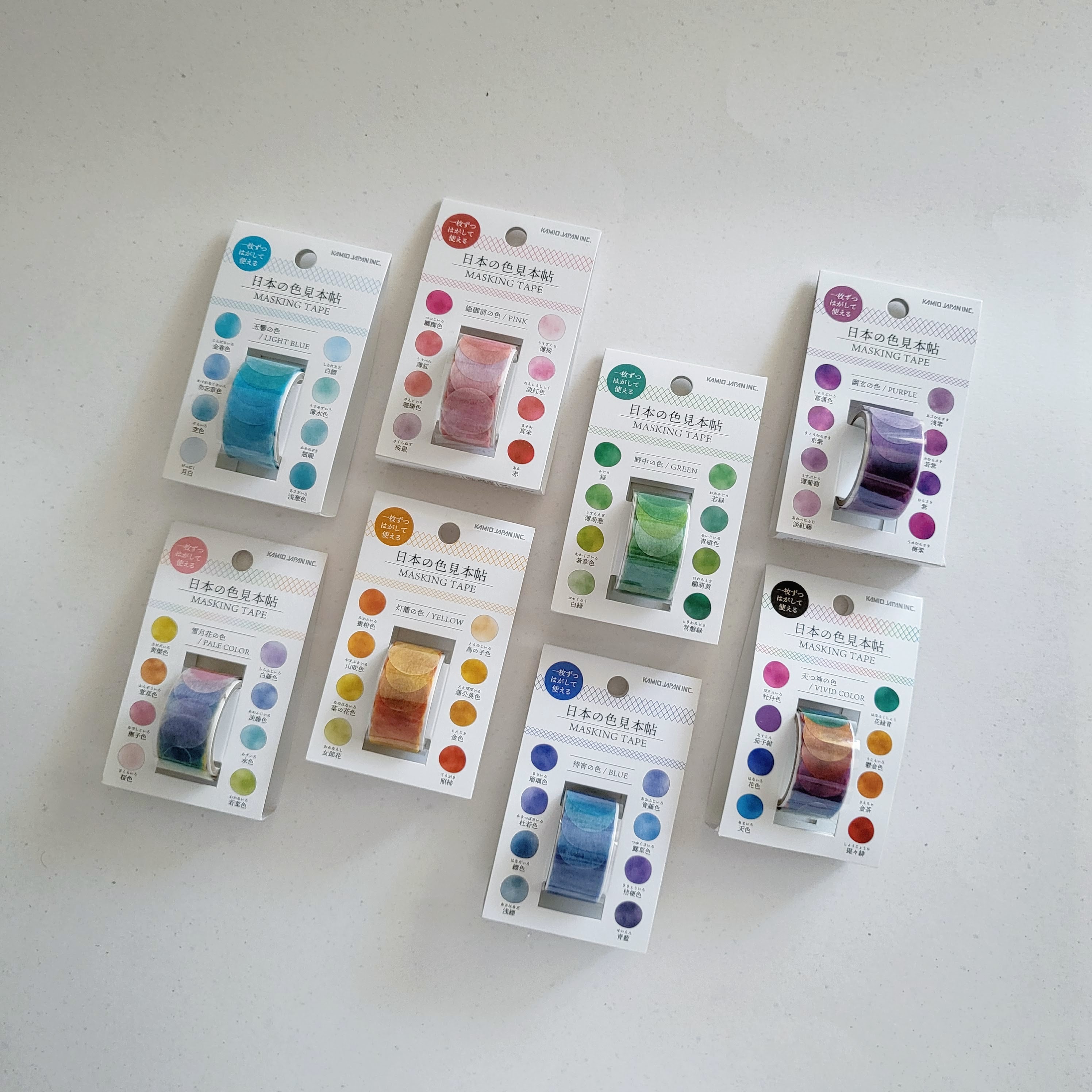 色見本帖和紙小圓貼 / KAMIO