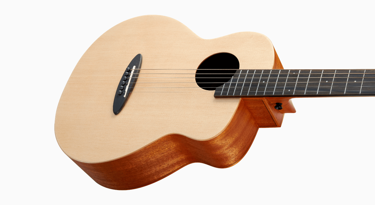 aNueNue aNueNue MY10 36吋 旅行吉他 雲杉木面單 附原廠標準加厚琴袋 第 5 張圖片｜三峽吉他 / Bass