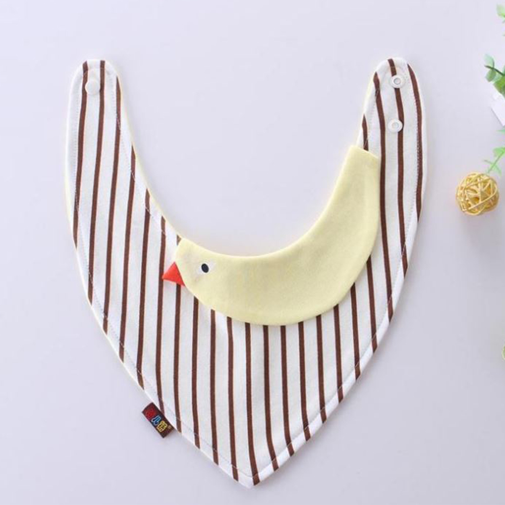 純棉可愛動物造型三角圍兜口水巾-4款