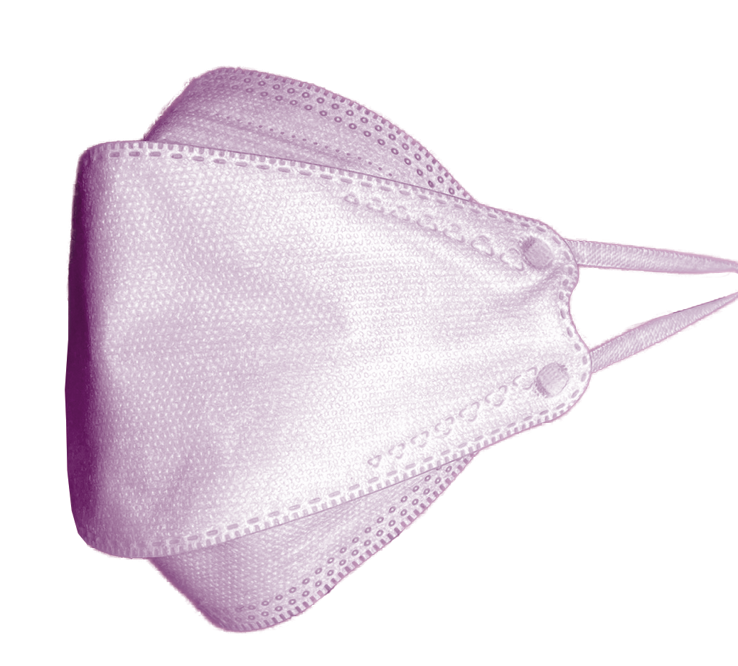 【KN95系列】Lanchester 成人四層升級款口罩 紫色二十片 獨立包裝(KF94)(醫用級)(證書認證/信心保證)