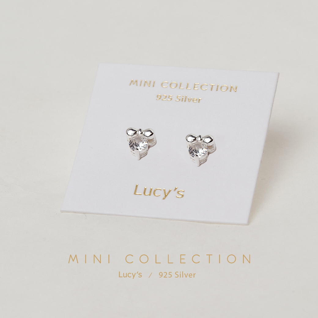 925純銀〔輕銀系列〕小禮物  耳環 (二色) (100542/100543)