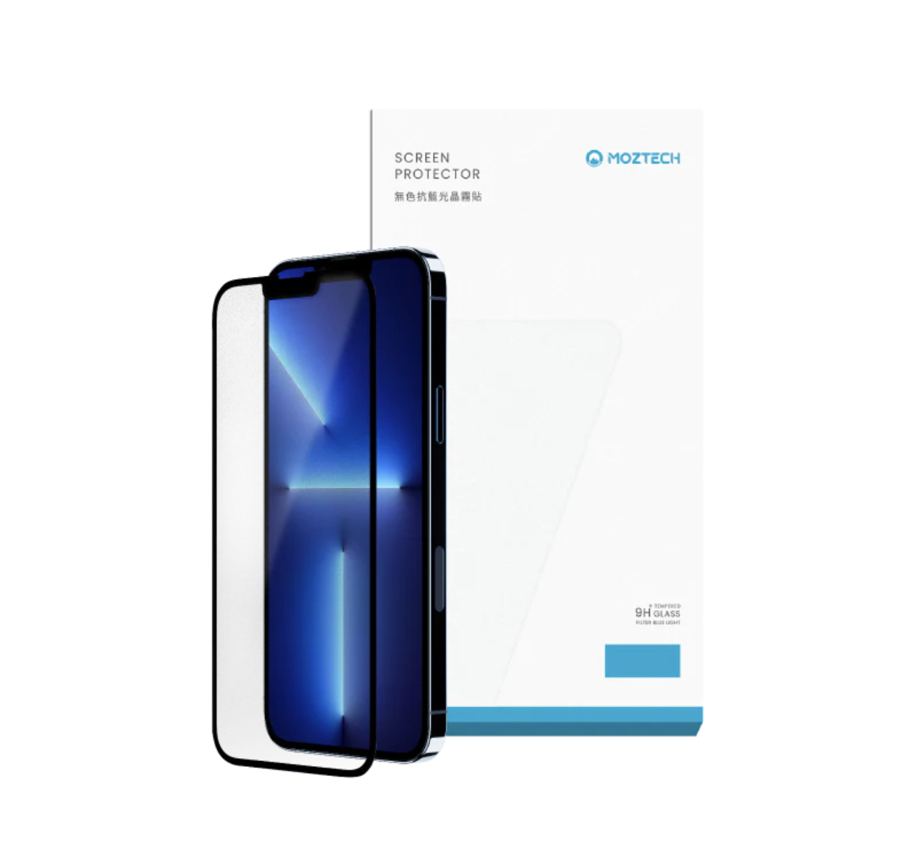 MOZTECH®｜全球首創 無色抗藍光晶霧貼 全透明抗藍光