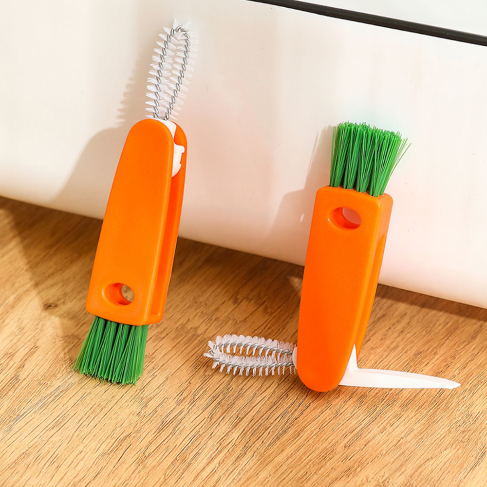 胡蘿蔔多功能杯蓋刷(1入)