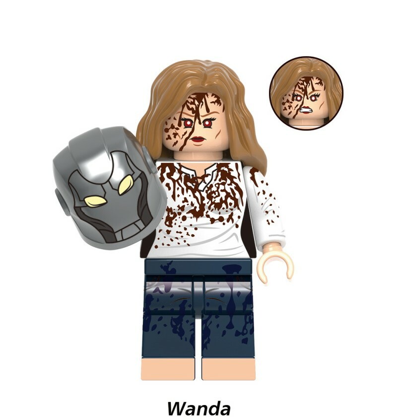 Wanda with Illuminati Ultron Head Doctor Strange Marvel Custom Minifigures Minifigs Fit Lego XH1917