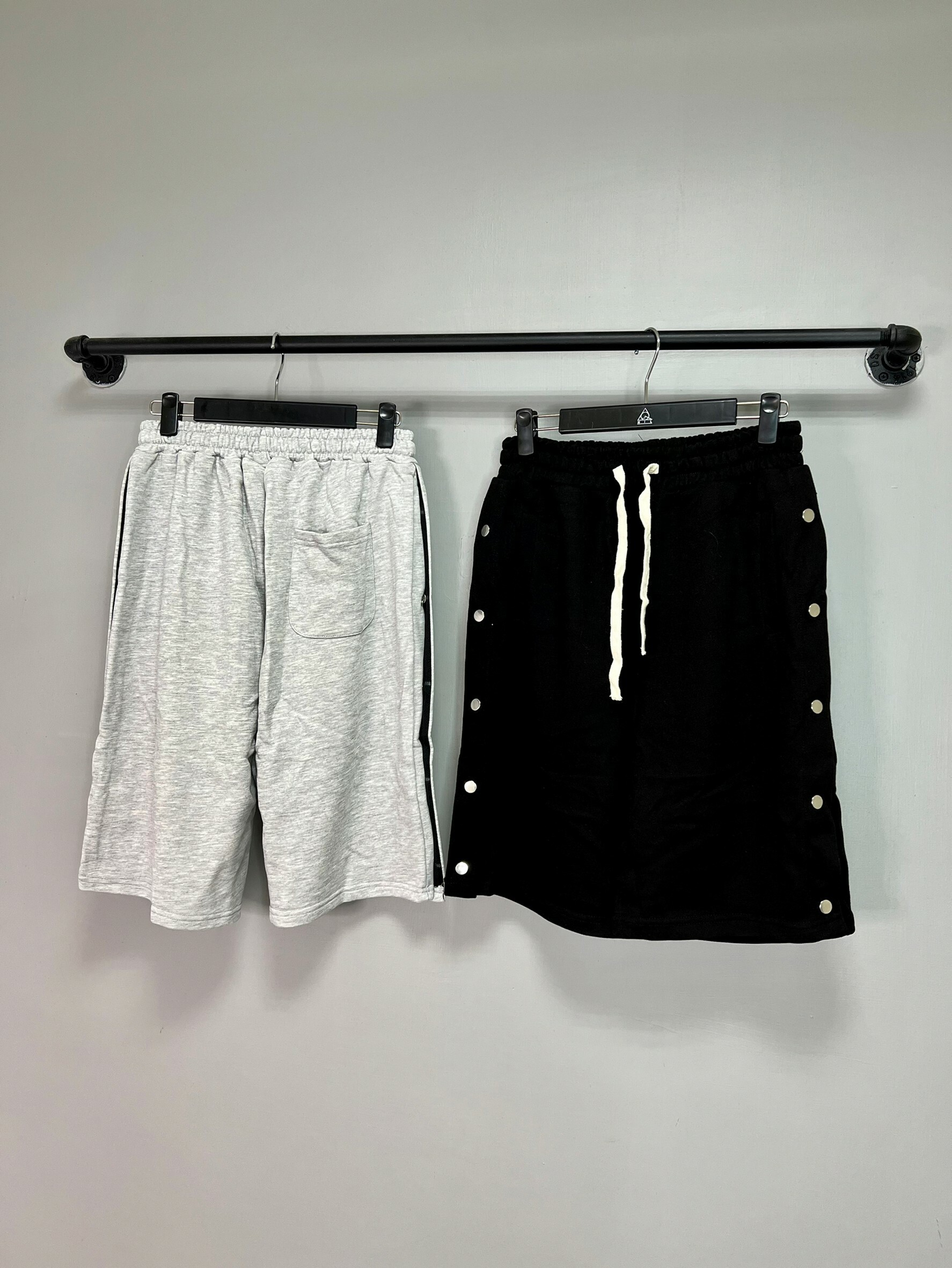 VIBE breasted long drawstring shorts cotton shorts all-match FOG style