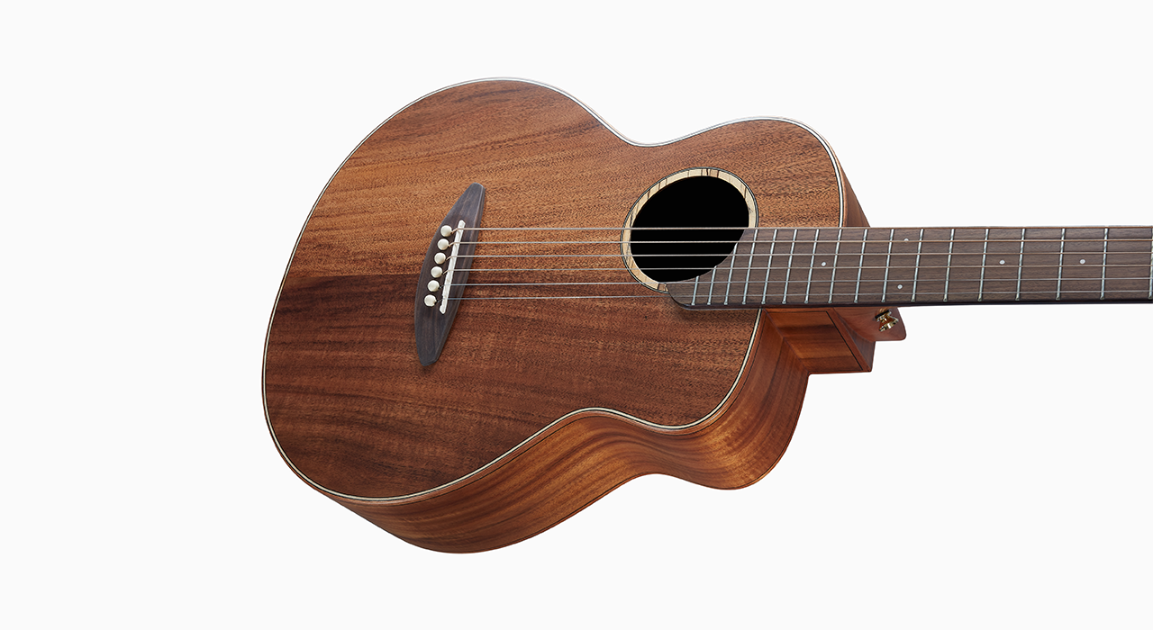 aNueNue aNueNue M30 2022年全新上市 36吋 旅行吉他 台灣相思木面單 附原廠豪華加厚琴袋 第 5 張圖片｜三峽吉他 / Bass