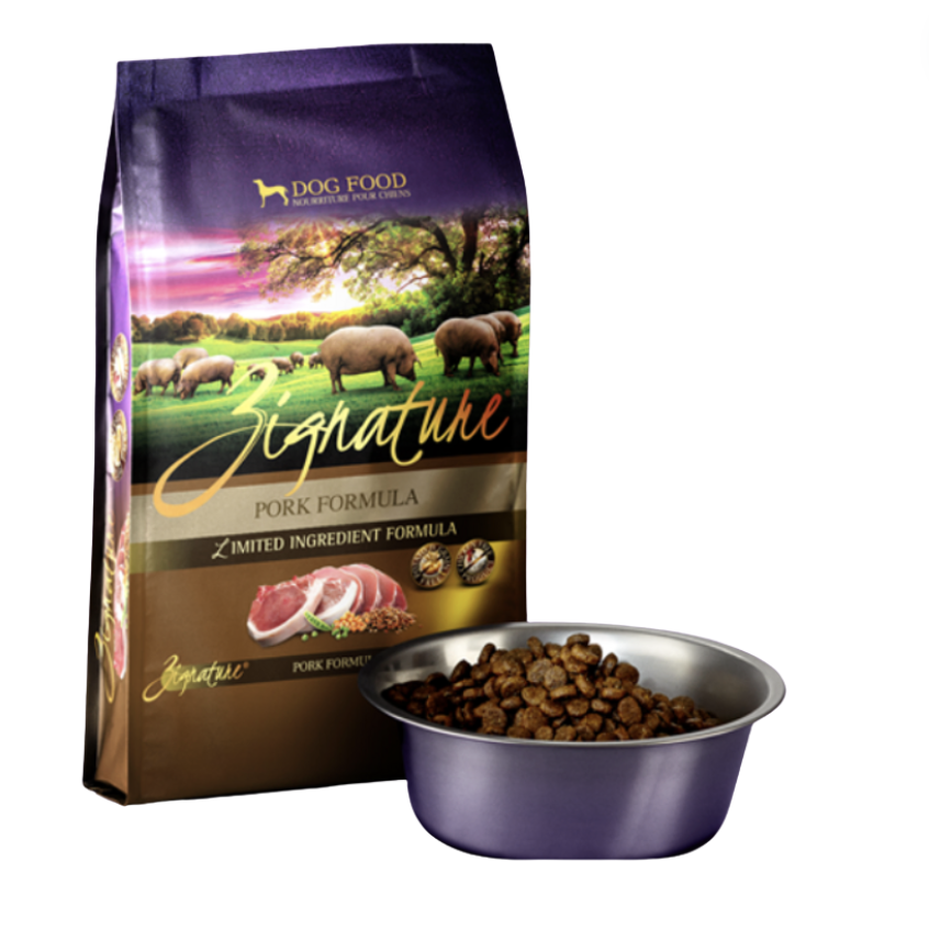 Zignature 無穀物豚肉 配方狗乾糧 4LB/12.5LB/25LB