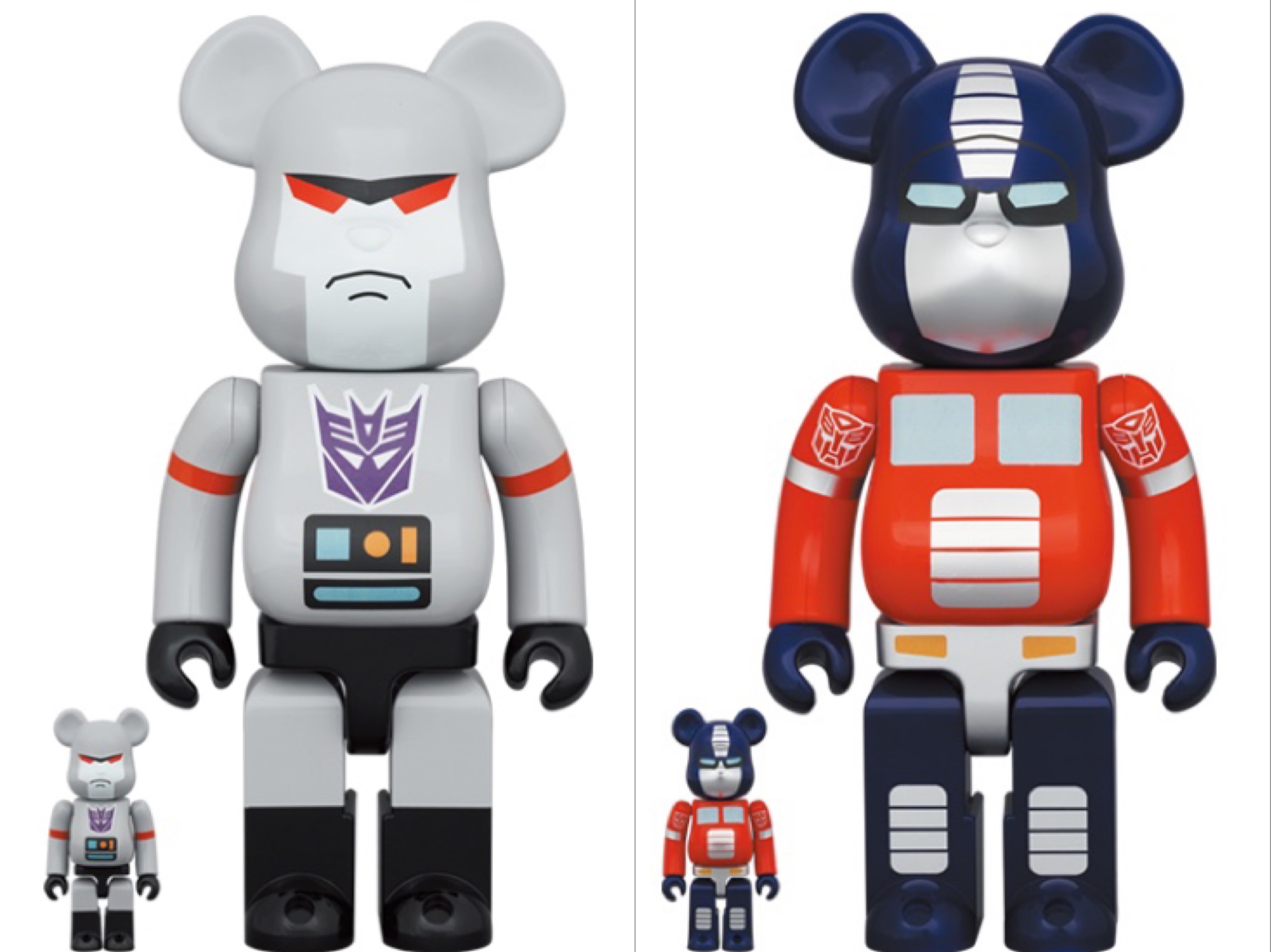 Bearbrick 100%+400% Transformers OPTIMUS PR