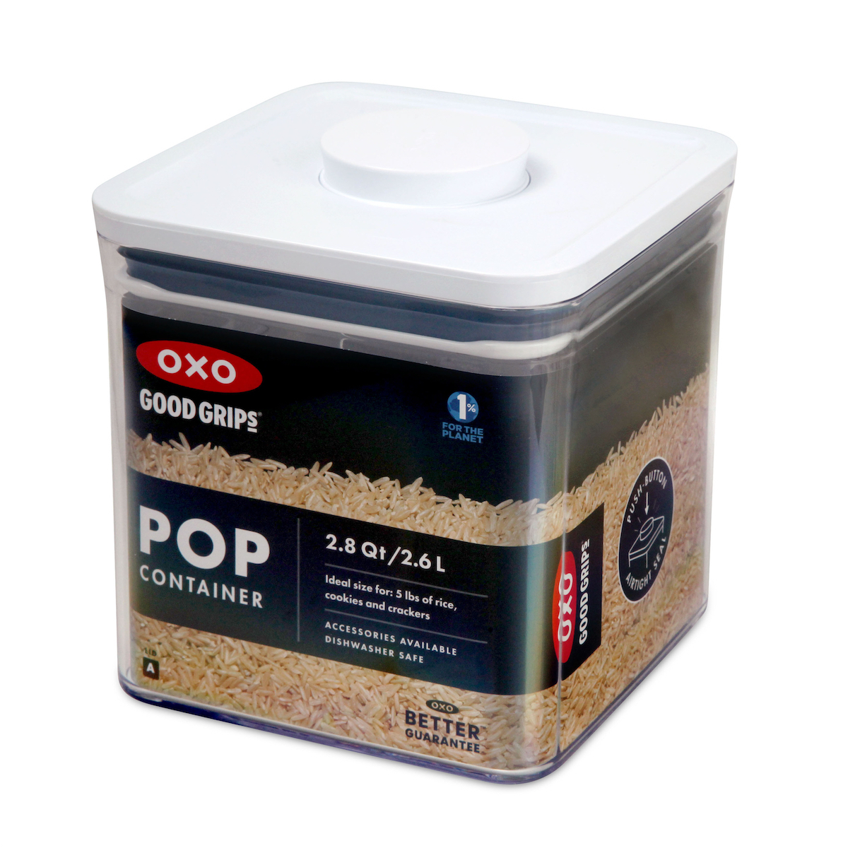 OXO POP Container, Small Square Tall 2.2 qt.