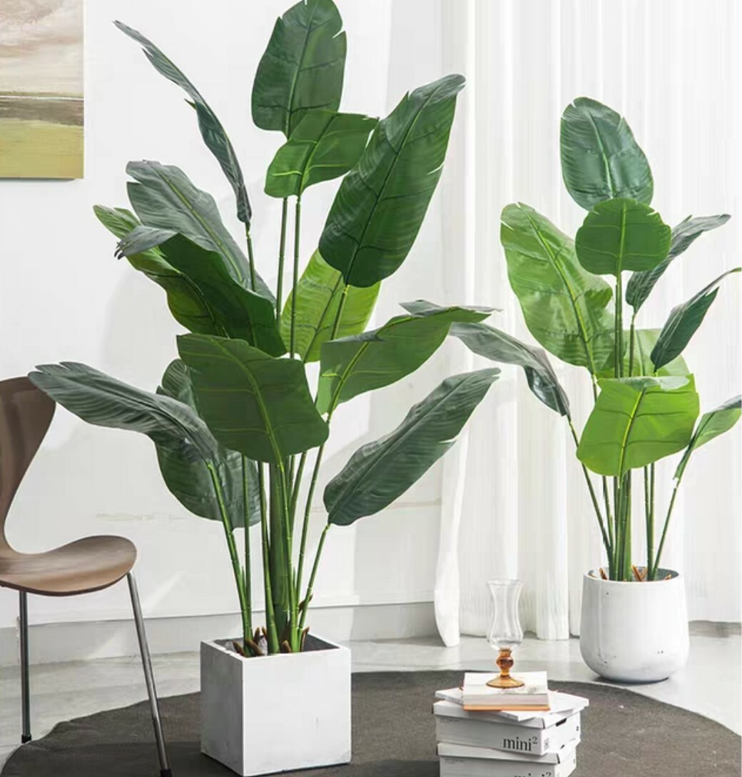 北歐風大型仿真植物盆栽