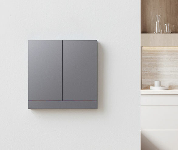 (單火版/零火版) LifeSmart Blend Pro Switch 流光開關 (1位智能燈掣) (銀)