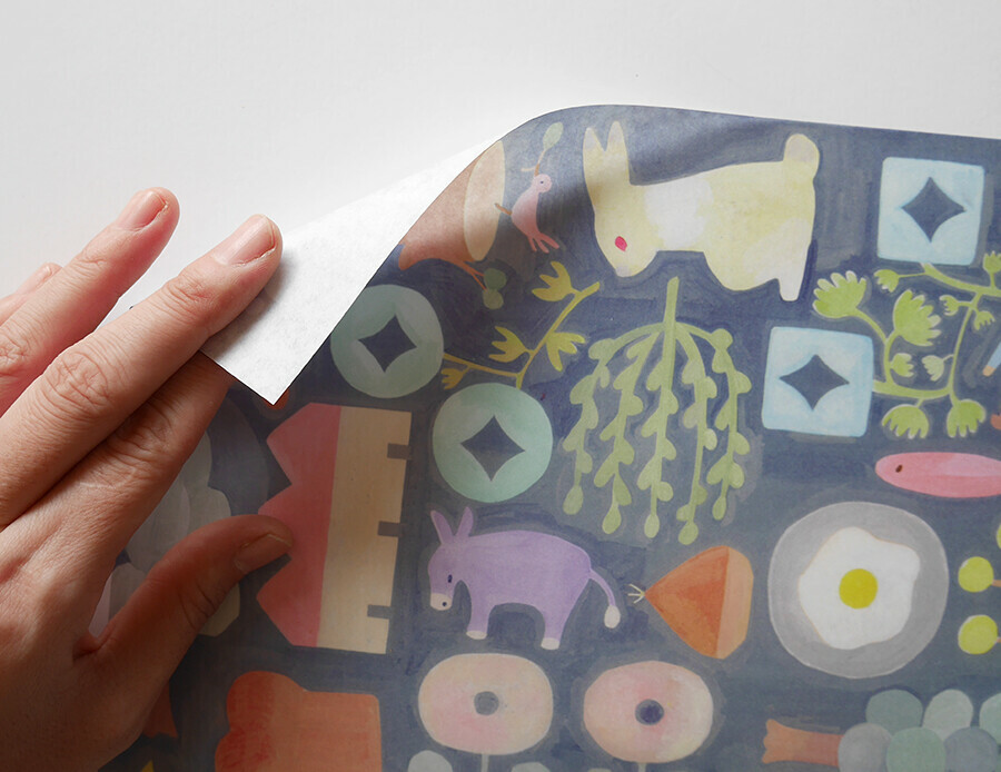 童話森林 插畫包裝紙 A4尺寸（30枚）|日本 4legs